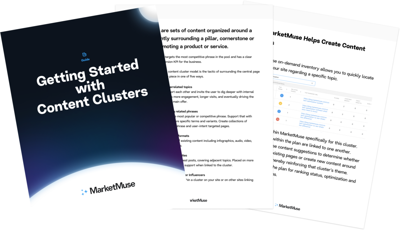 Getting Started with Content Clusters