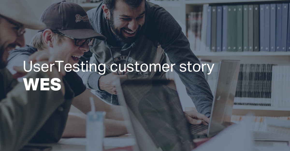 WES + UserTesting