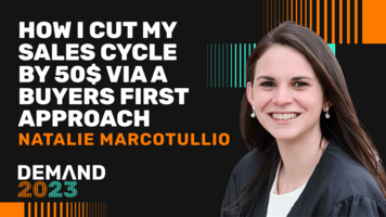 How I cut my sales cycle by 50$ via a buyers first approach