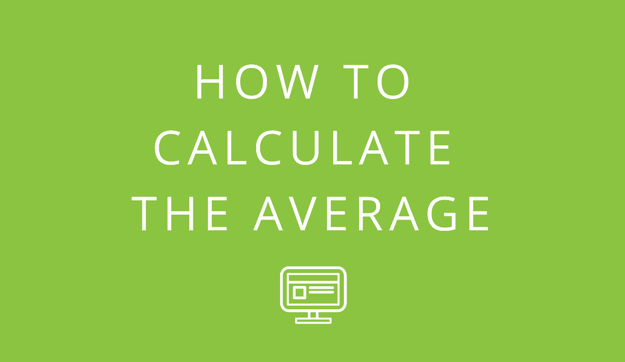How to Calculate the Average