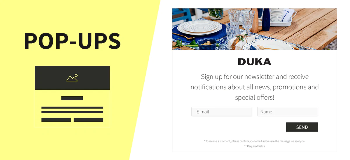 Pop-up not so black, or how to use it without putting off your customers