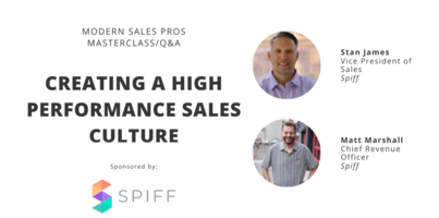 Creating a High Performance Sales Culture
