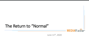 The Return to "Normal"