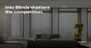 Into Blinds Shatters the Competition with Podium's Platform