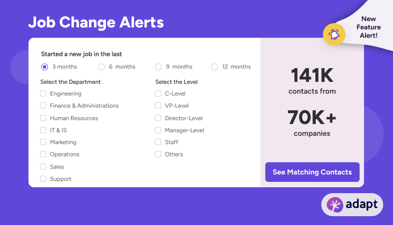 Close More Deals Faster: The Ultimate Guide to Real-Time Job Change Alerts