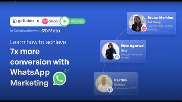 Learn how to achieve 7x more conversions with WhatsApp Marketing|Click to WhatsAppAds - CTWA Webinar
