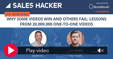 BombBomb Video | Sales Hacker Webinar