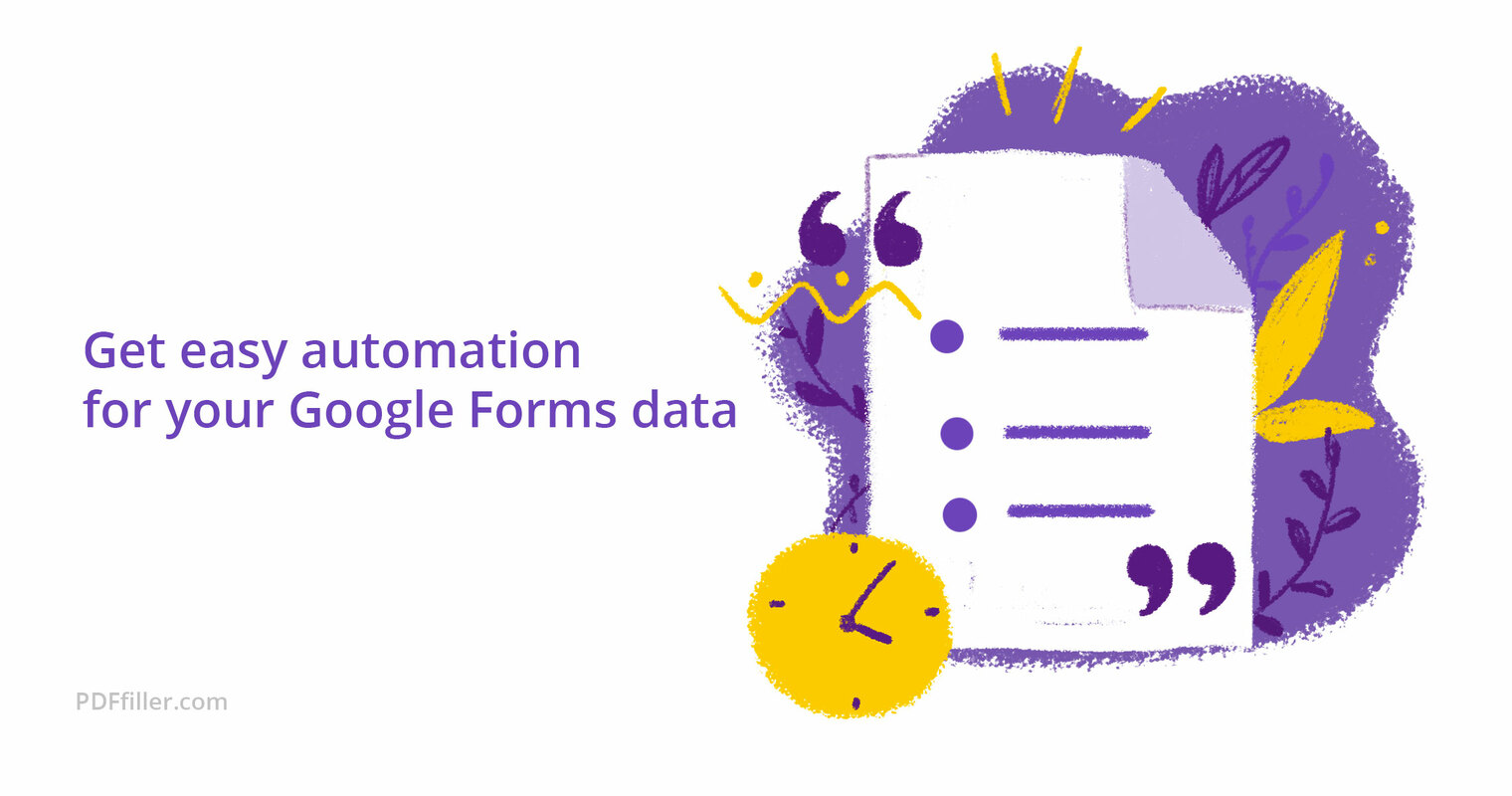 The smarter way to turn Google Form submissions into PDFs with the PDFfiller add-on