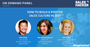 How to Build a Positive Sales Culture in 2021