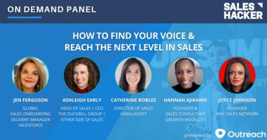 How To Find Your Voice & Reach the Next Level In Sales
