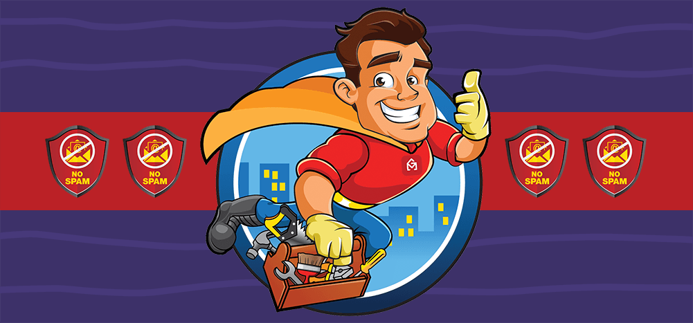 Use our tools to fix your spam issue