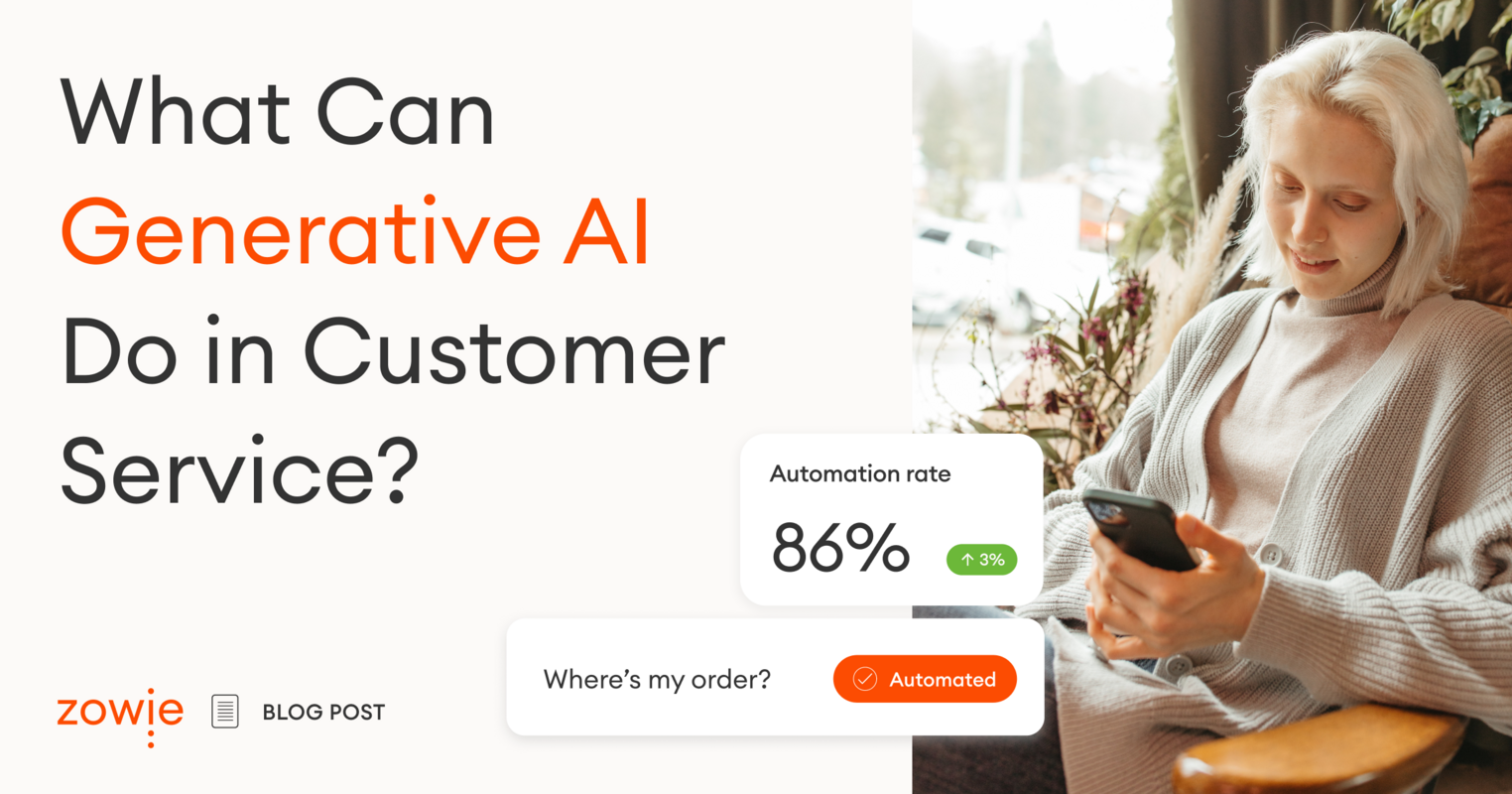 What Can Generative AI Do in Customer Service?