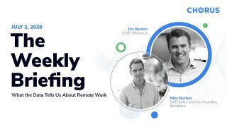The Weekly Briefing Powered by Chorus - July 2