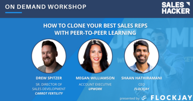 How to Clone Your Best Sales Reps with Peer-to-Peer Learning