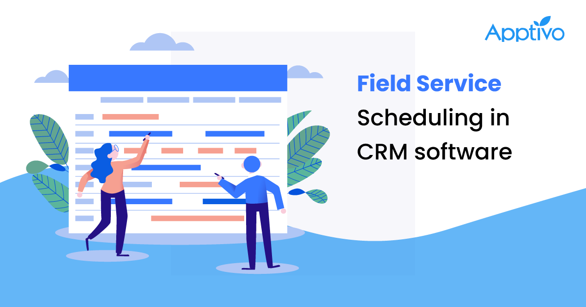 What is Field Service Scheduling in CRM software?