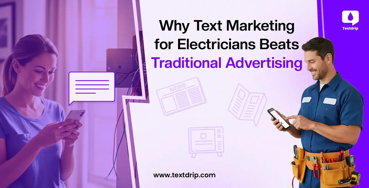Why Text Marketing for Electricians Beats Traditional Advertising