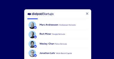 Top Investors Support Dialpad for Startups