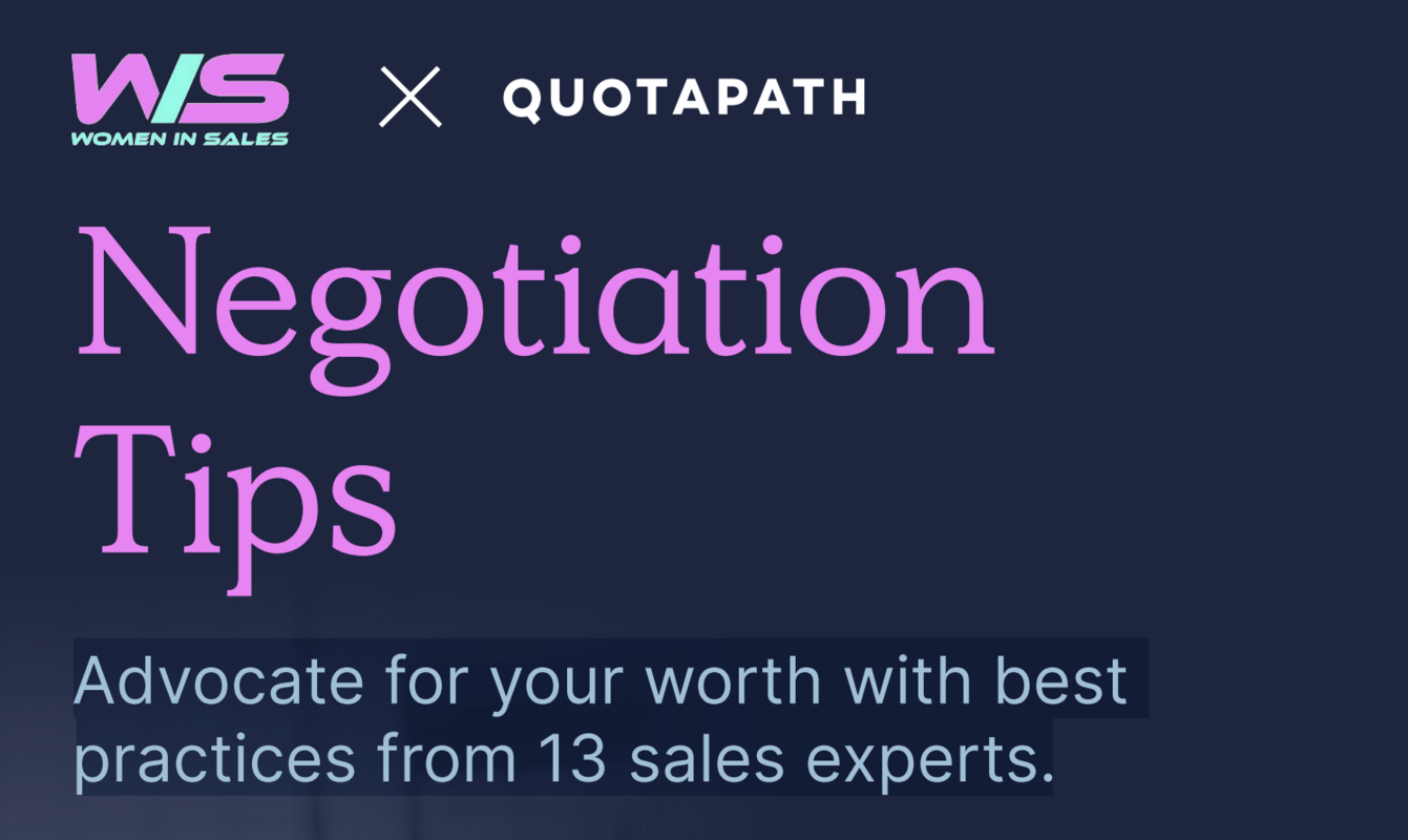 Women in Sales: Negotiation Tips