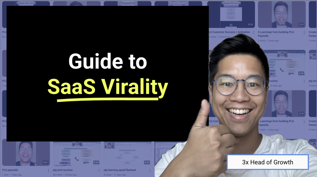 SaaS Product Virality using Product-Led Growth