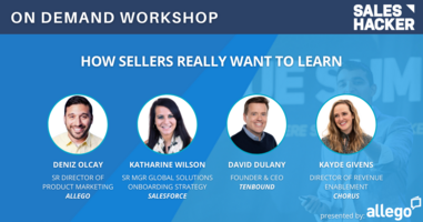 How Sellers REALLY Want To Learn