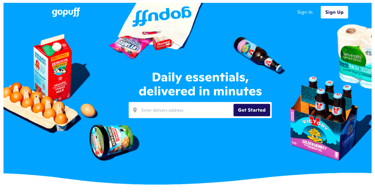 Gopuff Ads Reach Consumers Looking for Convenience