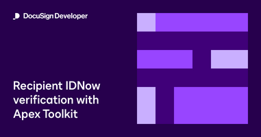 Recipient IDNow verification with Apex Toolkit