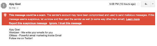 Spammers, GMass, and why your legitimate emails are ending up in Spam or being flagged as scam