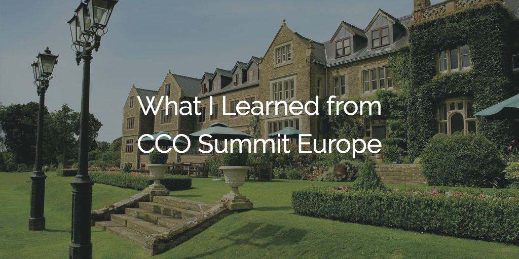What I learned from CCO Summit Europe | Gainsight