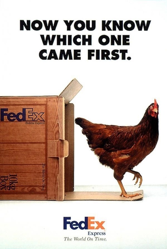 memorable vintage FedEx print ad - Swipe File