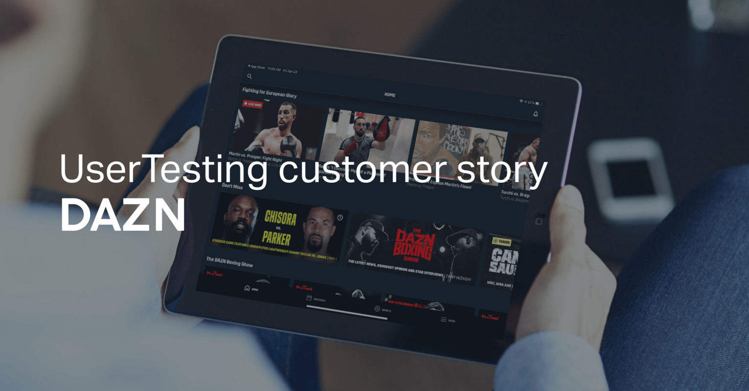 DAZN + UserTesting