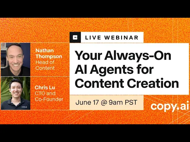Improving Go-to-Market Strategies with Copy.ai's Content Agent Studio