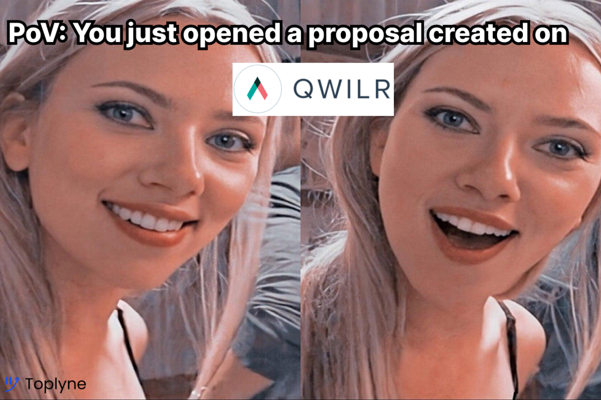 'Cause this is Qwilr 🕺