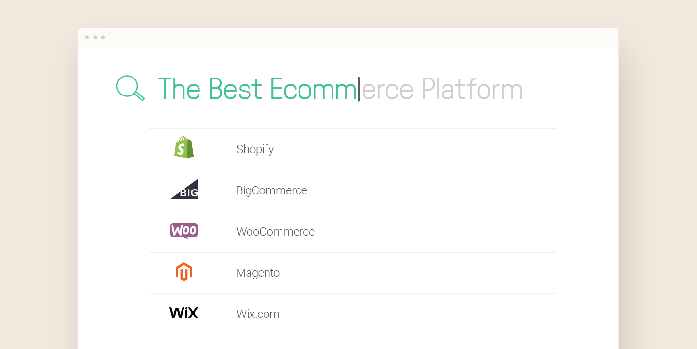 The Best eCommerce Platform: Top 7 Solutions in 2021!