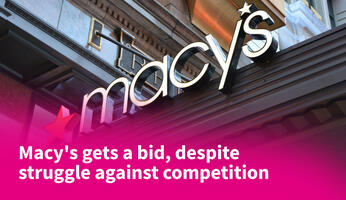 Macy's Gets a Bid, Despite Struggle Against Competition