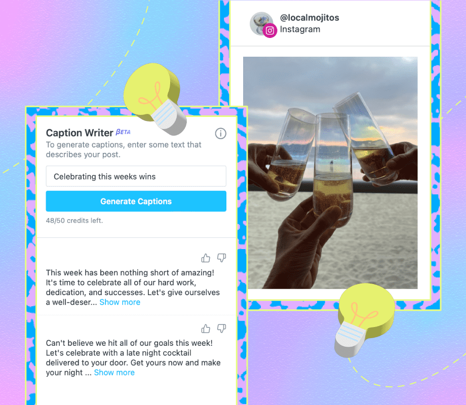 How to Write Instagram Captions In Seconds - With Later's AI Tool