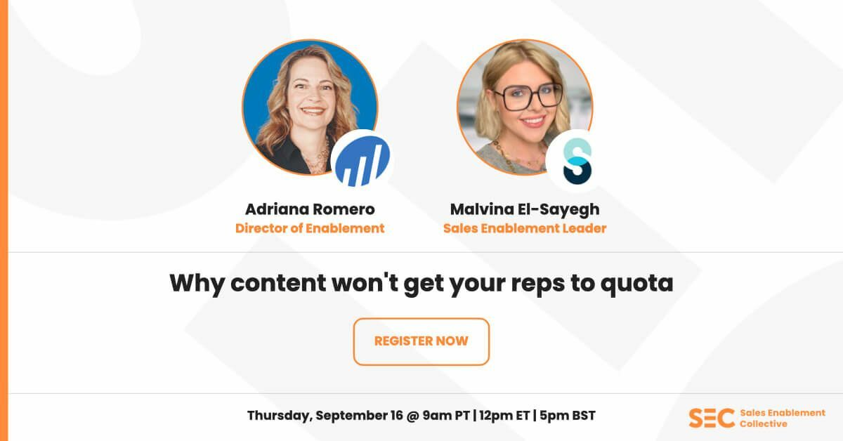 Why content won't get your reps to quota [webinar]