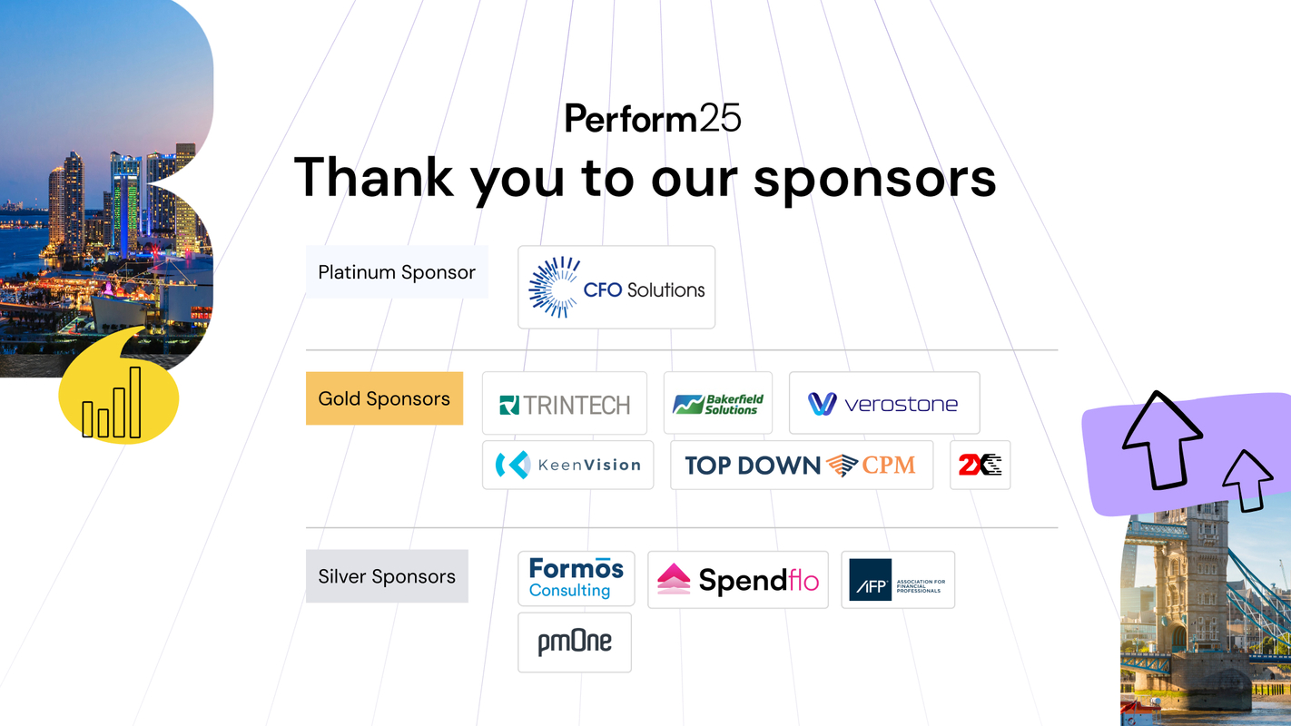 Meet the Sponsors Powering Perform25 in Miami and London