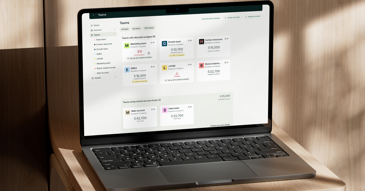 Team priorities shift. Now your budgets can too: Introducing team and budget management in Superspace