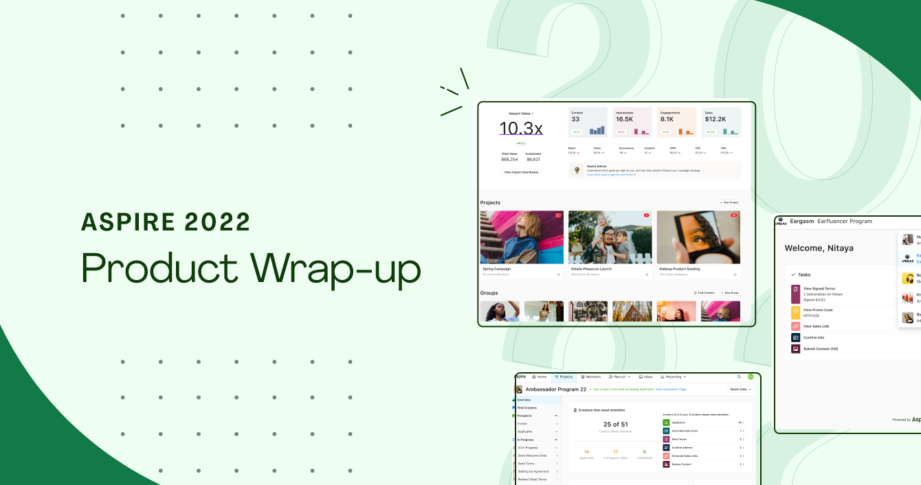 Aspire 2022 Product Wrap Up
