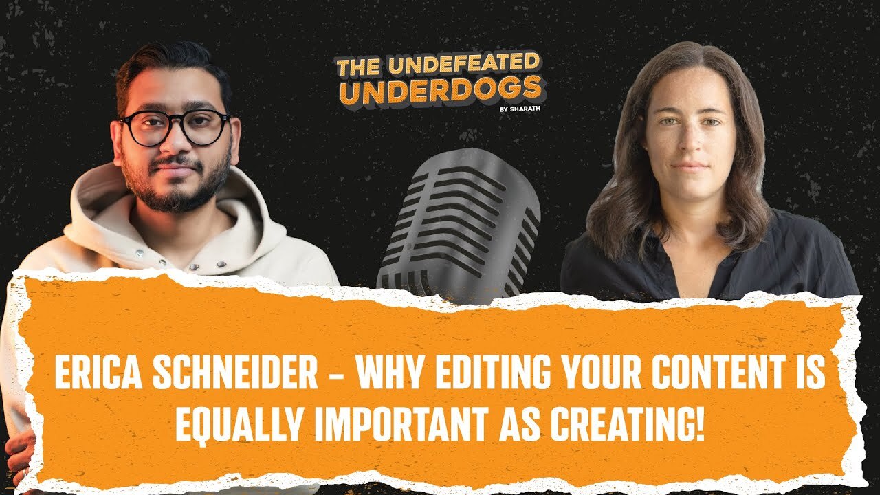 Erica Schneider - Why Editing Your Content is As Important as Creating!