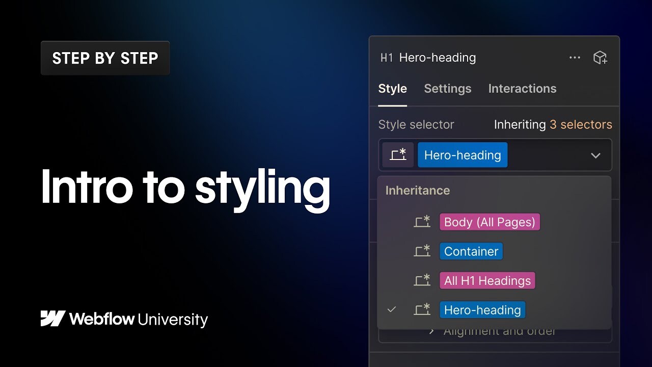 Intro to styling