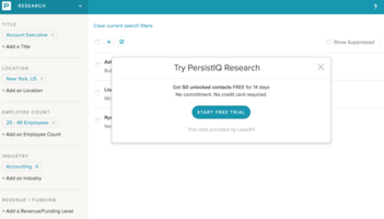Lead411 and PersistIQ to Offer Premier Data + Sales Engagement Solution