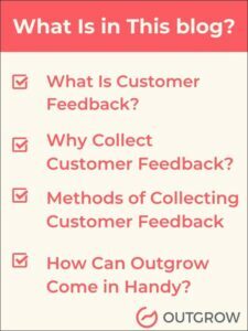 Customer Feedback: 5 Ways to Collect + FREE Tool Inside