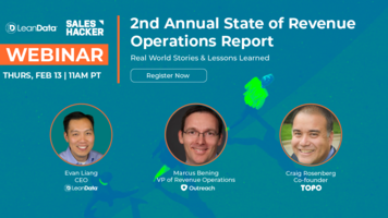2nd Annual State of Revenue Operations Report: Real-World Stories & Lessons Learned