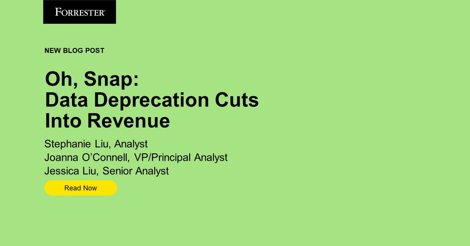 Oh, Snap: Data Deprecation Cuts Into Revenue