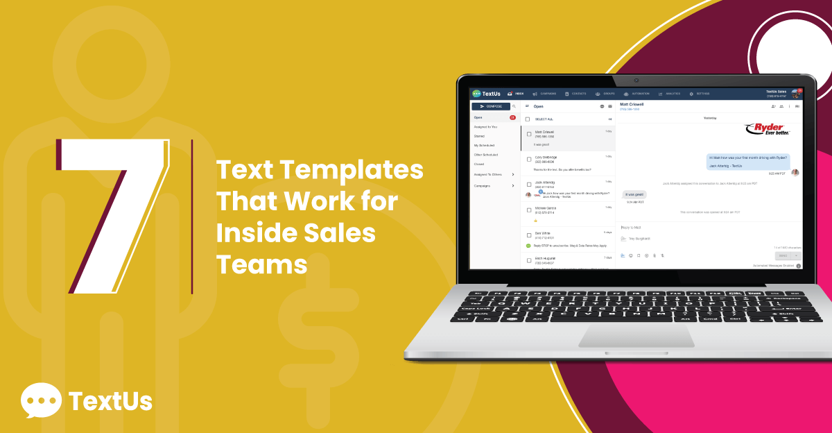 7 Sales Text Message Templates That Work