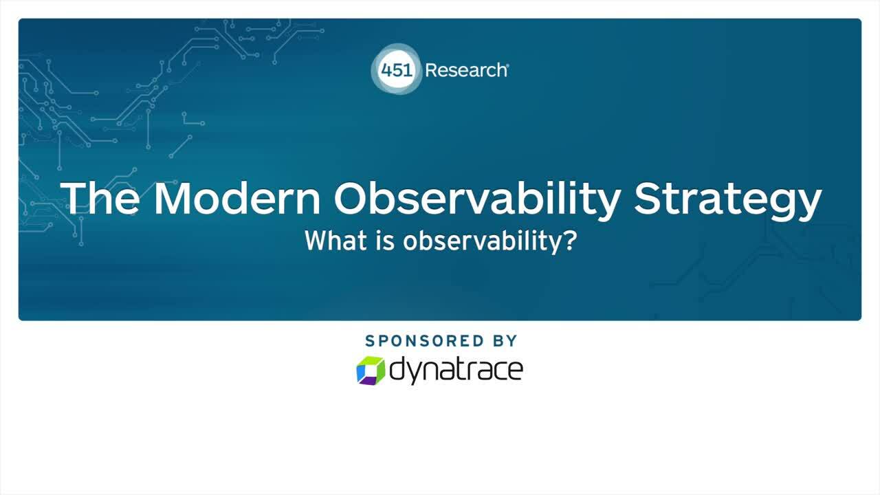 Nancy Gohring: What is observability?