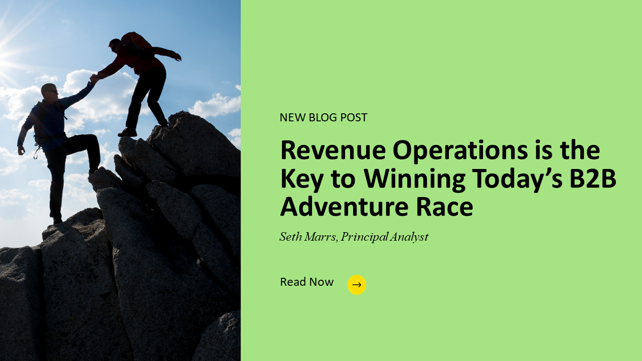 Revenue Operations Is The Key To Winning Today's B2B Adventure Race