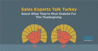 Sales Experts Talk Turkey About What They're Most Grateful for This Thanksgiving