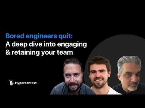 Leaders from Netflix, Segment & Courier discuss how to engage engineering teams